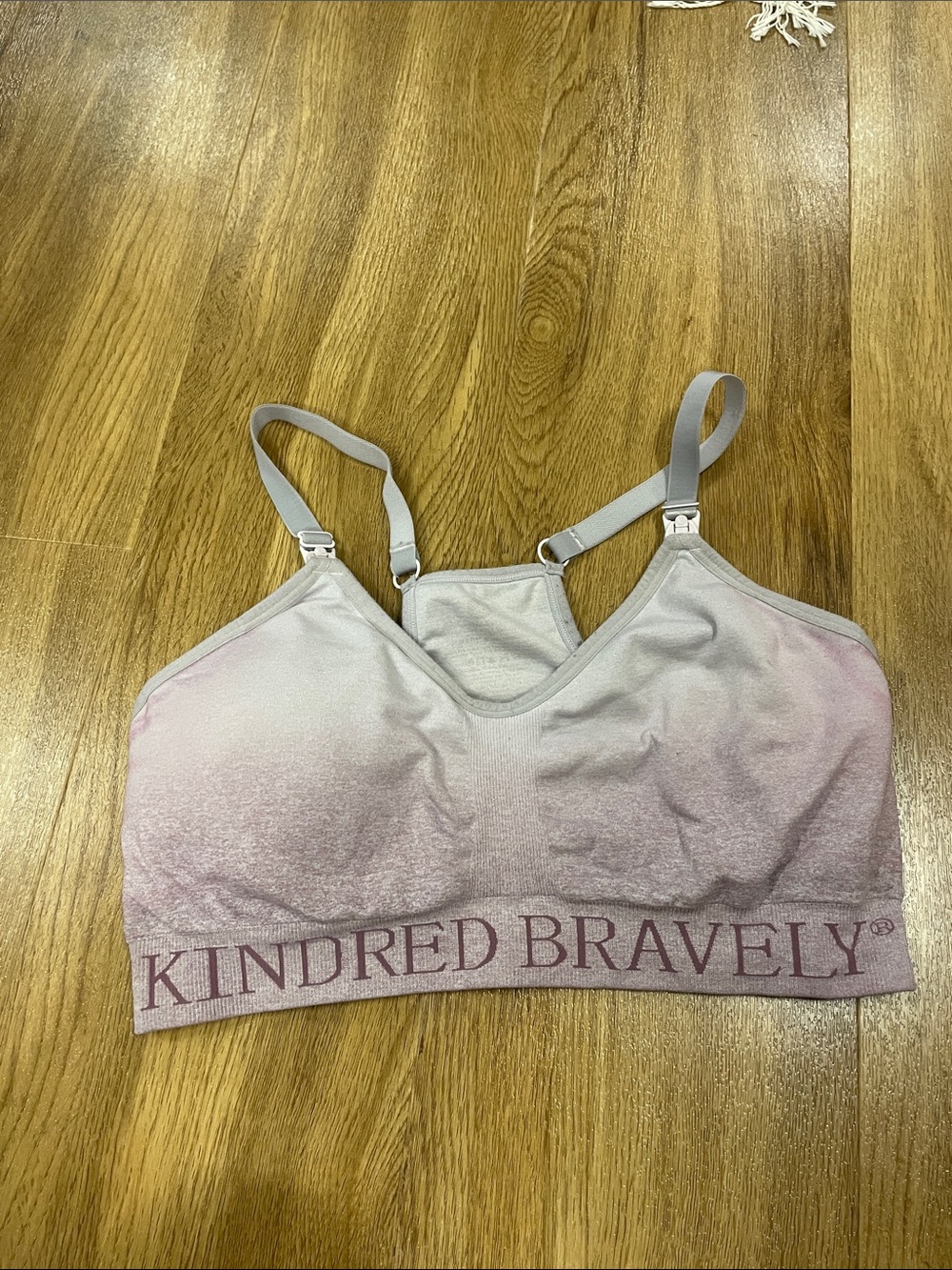 Kindred Bravely Nursing Bras - Black and Light Pink Ombre - Picture 5 of 10